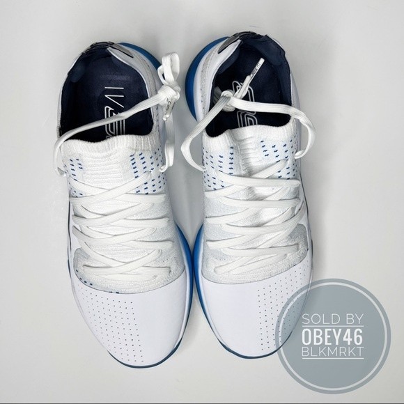 Rare 2017 Under Armour Curry 4 Low PE White Blue SAMPLE - Picture 3 of 9